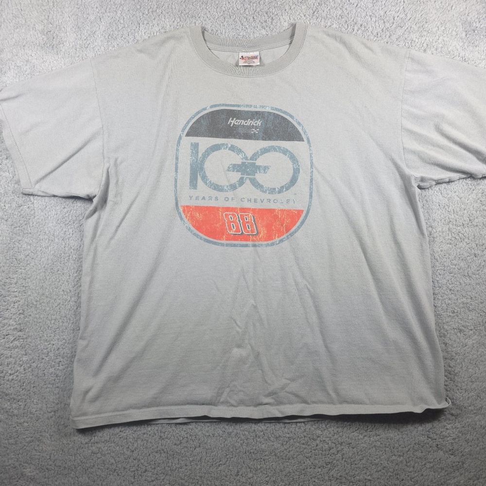 Chase Authentics Men's Dale Jarrett 88 T-shirt Size 2xl Gray 100 Years Chevrolet